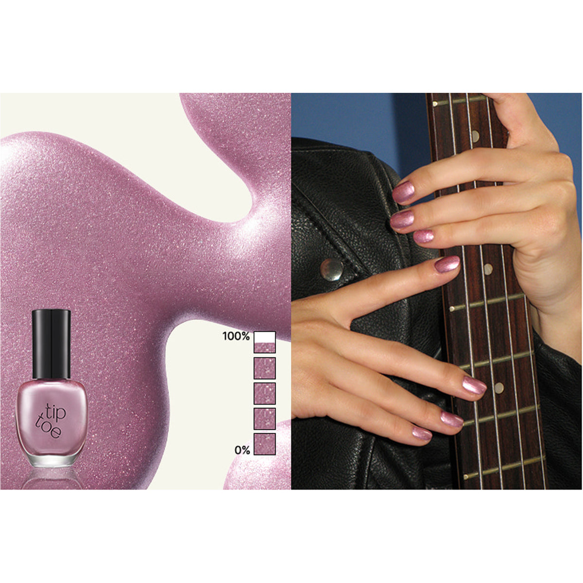 Tiptoe Syrup & Paint & Shimmer Nail 16 Shades