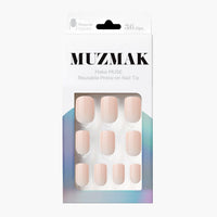 MUZMAK Nail Tips 36pcs #Toe Shoes(Regular Square)