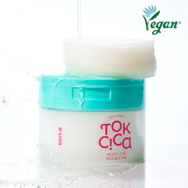 EDIT.B Calming Tok Cica Heartleaf Trouble Pad 160ml 70Sheets