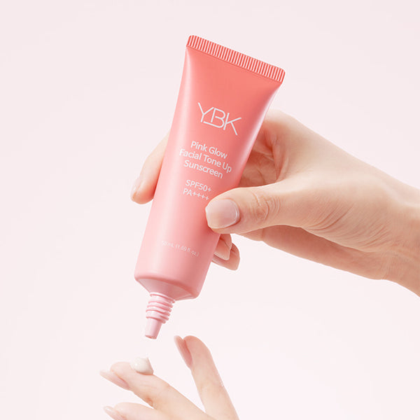 YBK Pink Glow Facial Tone-Up Sunscreen 50ml