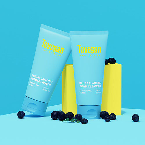 Tovegan Colorfood Series Blue Balancing Foam Cleanser 150ml