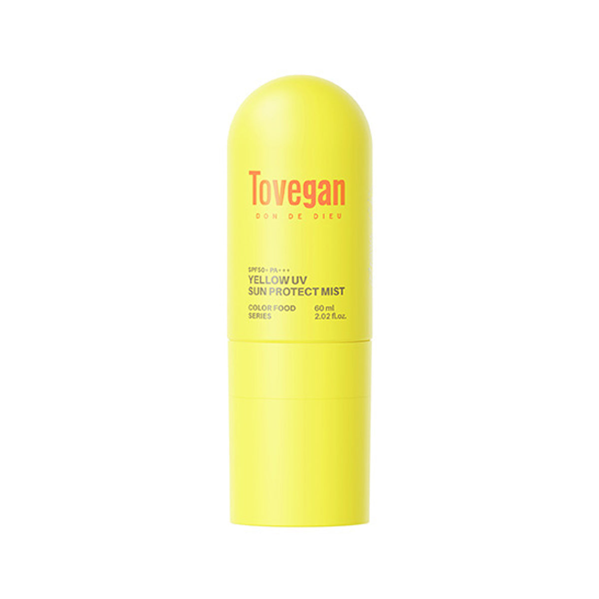 Tovegan Colorfood Series Yellow UV Sun Protect Mist SPF50+ PA+++ 60ml