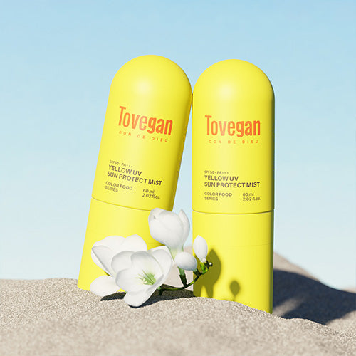 Tovegan Colorfood Series Yellow UV Sun Protect Mist SPF50+ PA+++ 60ml