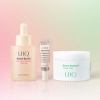 UIQ Biome Barrier PHA Glow Refining Ampoule 30ml + Remedy Toner Pad 70 Sheets + Panthensive Cream 10ml