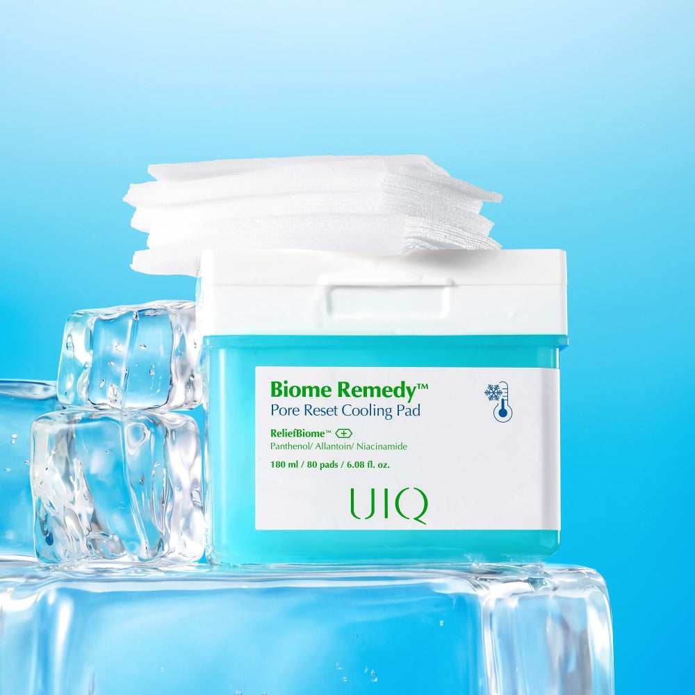 UIQ Biome Remedy Pore Reset Cooling Pads 180ml 80ea