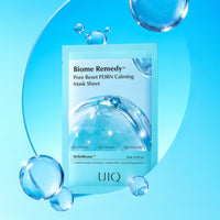 UIQ Biome Remedy Pore Reset PDRN Calming Mask Sheets 22ml 5ea
