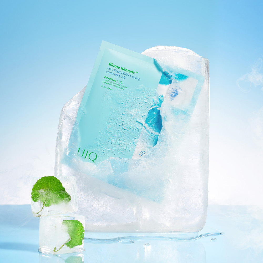 UIQ Biome Remedy Pore Reset PDRN Cooling Hydrogel Mask 35g 5ea