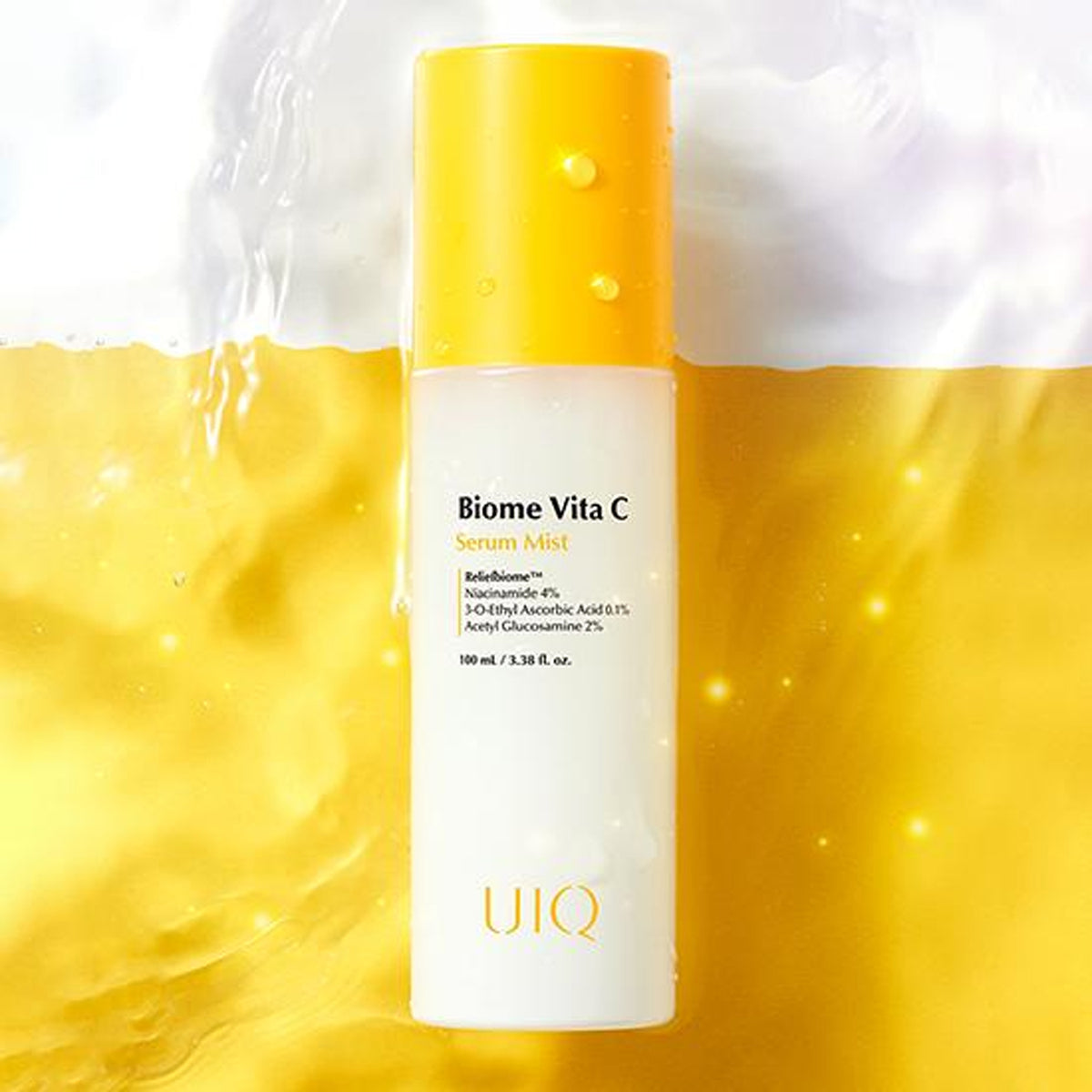 UIQ Biome Vita C Daily Glow Mask 5 Sheets + Vita C Serum Mist 100ml