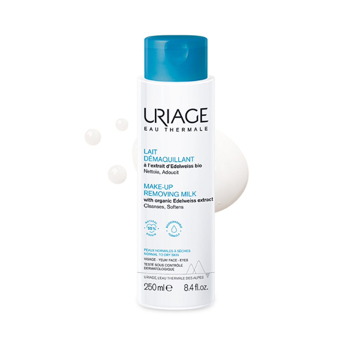 URIAGE Lait Démaquillant Make-up Cleansing Milk 250ml x 2