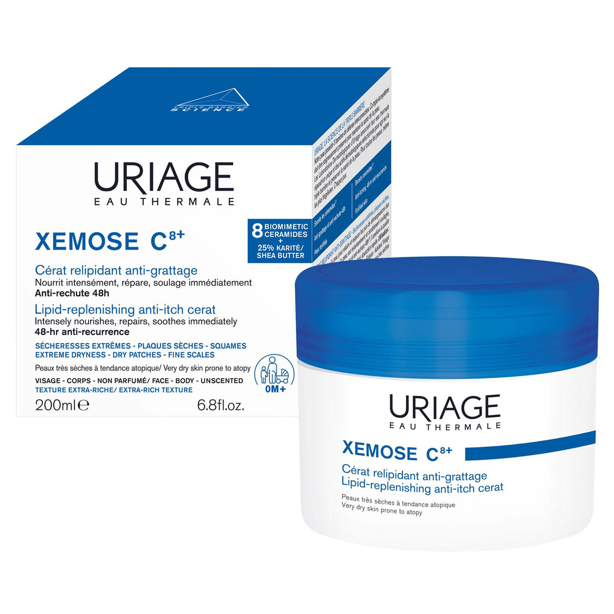 URIAGE Xemose C8+ Cerat Cream 200ml