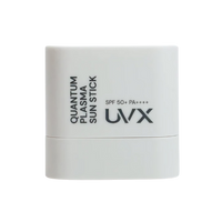 UVX Quantum Plasma Sun Stick SPF 50+ PA++++ in a 10g package, offering high sun protection in a convenient stick format.