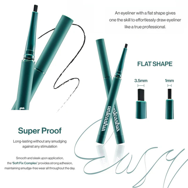Unleashia Easy Glide Flat Eyeliner 0.15g