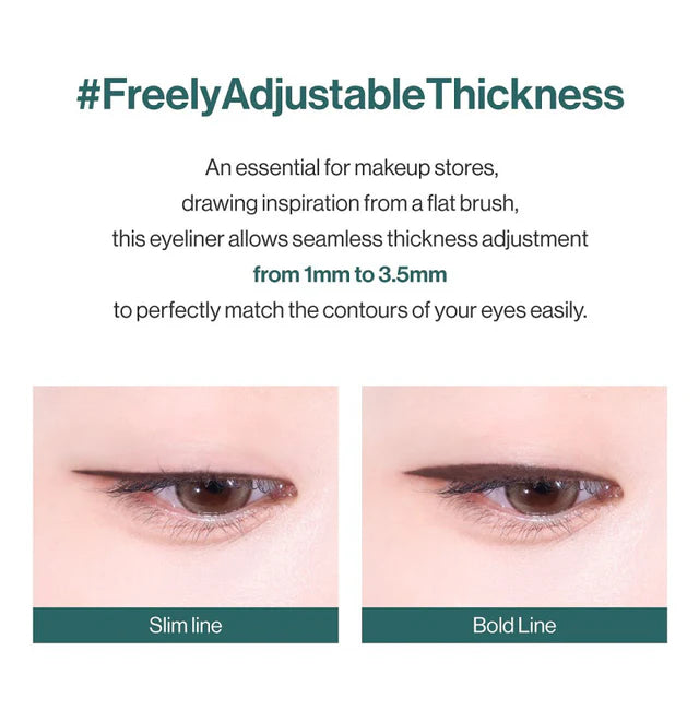 Unleashia Easy Glide Flat Eyeliner 0.15g