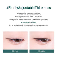 Unleashia Easy Glide Flat Eyeliner 0.15g