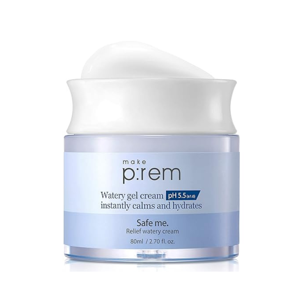make p:rem Safe Me. Relief Watery Cream 80ml - DODOSKIN