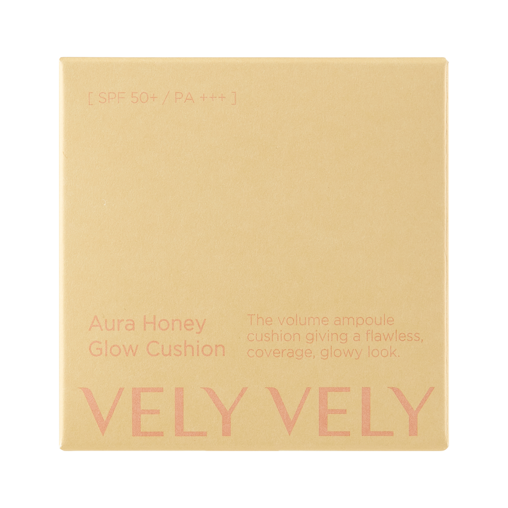 Vely Vely Aura Honey Glow Cushion SPF50+ PA +++ 20g