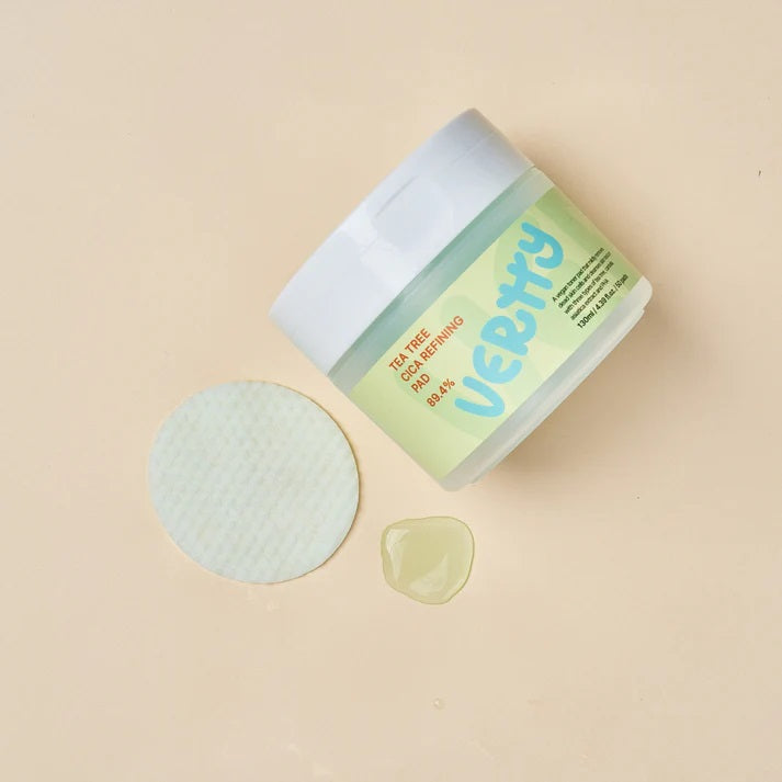 VERTTY Tea Tree Cica Refining Pad 130ml