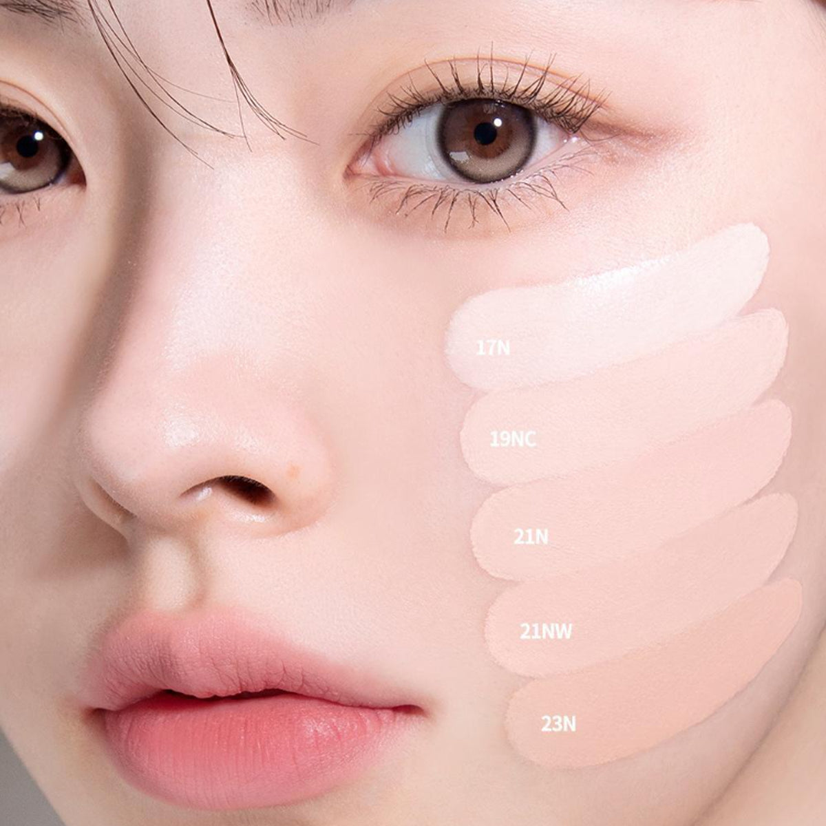 Vidivici Nude Perfection Skin Fit Cushion 5 Tipos