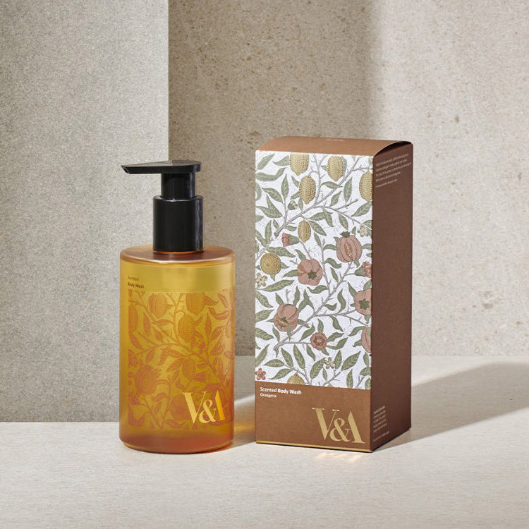 V&A Beauty Scented Body Wash Orangery 450ml