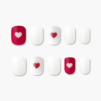 MUZMAK Nail Tips 36pcs #Viva Magenta(Short Square)