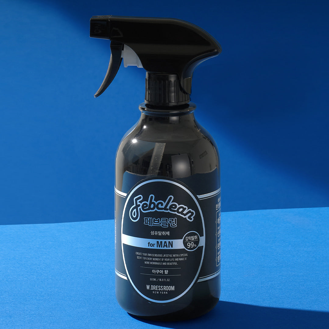 W.DRESSROOM Febclean Fabric Deodorizer For Men Aqua 500ml