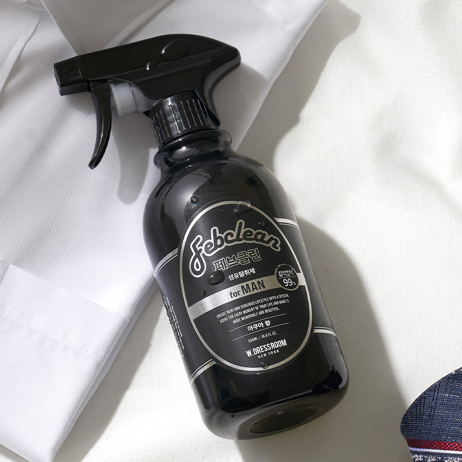 W.DRESSROOM Febclean Fabric Deodorizer For Men Aqua 500ml