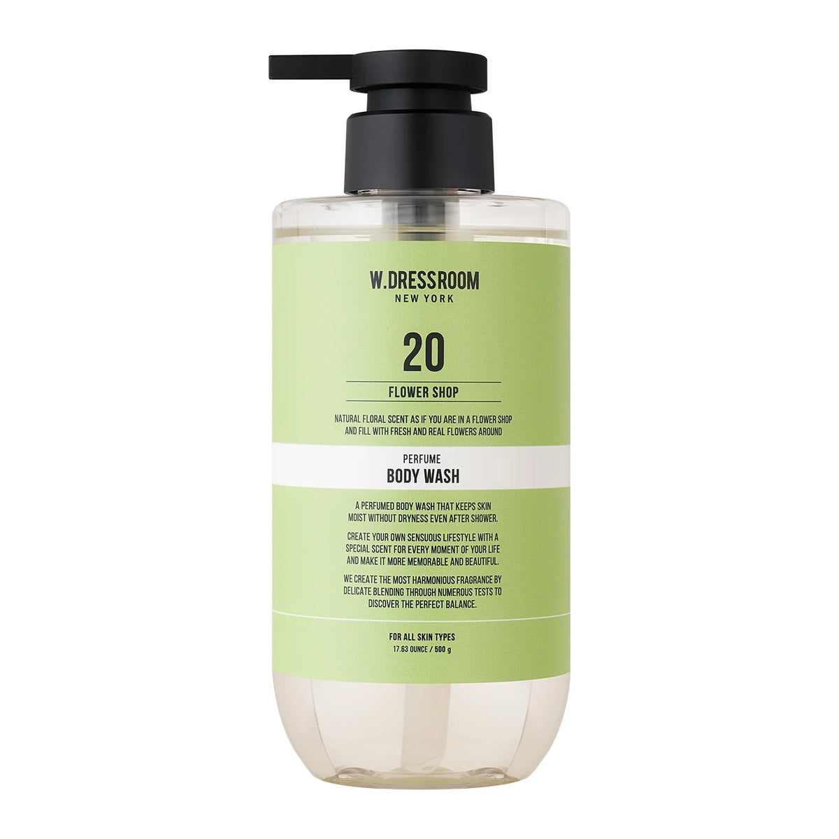 W.DRESSROOM Perfume Body Wash No.20 Flower Shop 500g