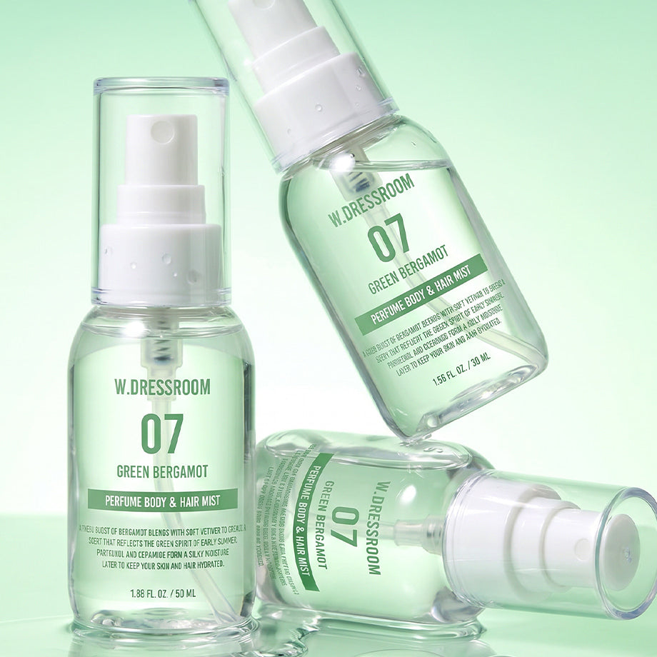 W.DRESSROOM Perfume Body & Hair Mist No.07 Green Bergamot 50ml