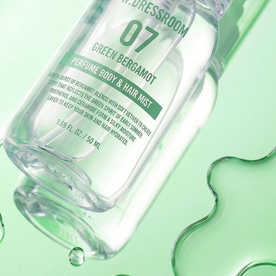 W.DRESSROOM Perfume Body & Hair Mist No.07 Green Bergamot 50ml