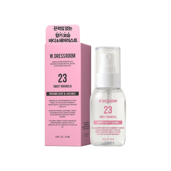 W.DRESSROOM Perfume Body & Hair Mist No.23 Sweet Magnolia 50ml