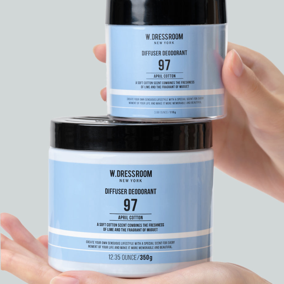 W.DRESSROOM Perfume Diffuser Deodorizer No. 97 April Cotton 350g