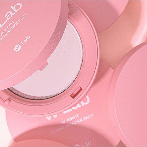 W.Lab W-Airfit Cover Powder Pact Nude Pink 12g