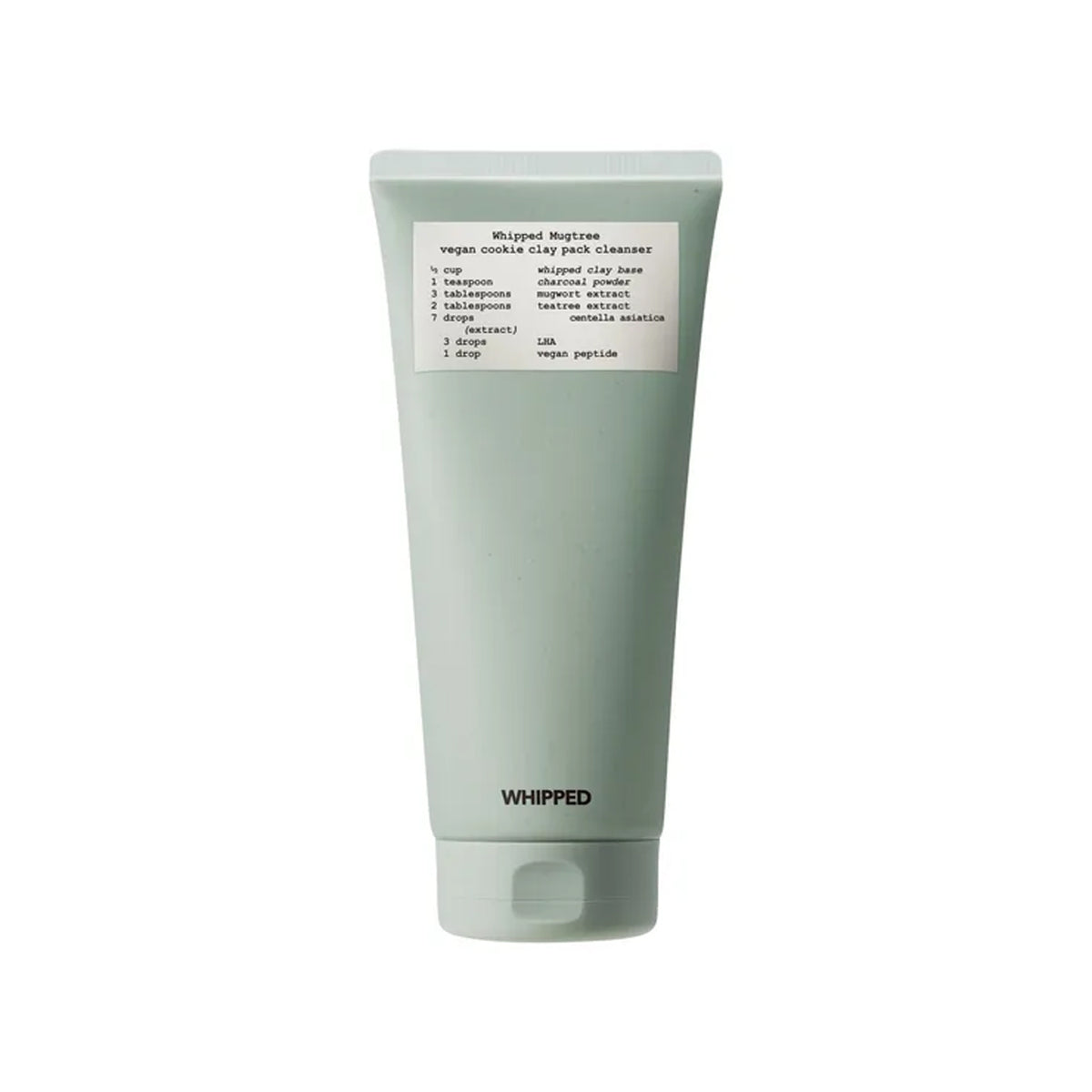 WHIPPED Mugtree Vegan Cookie Clay Pack Cleanser 180ml