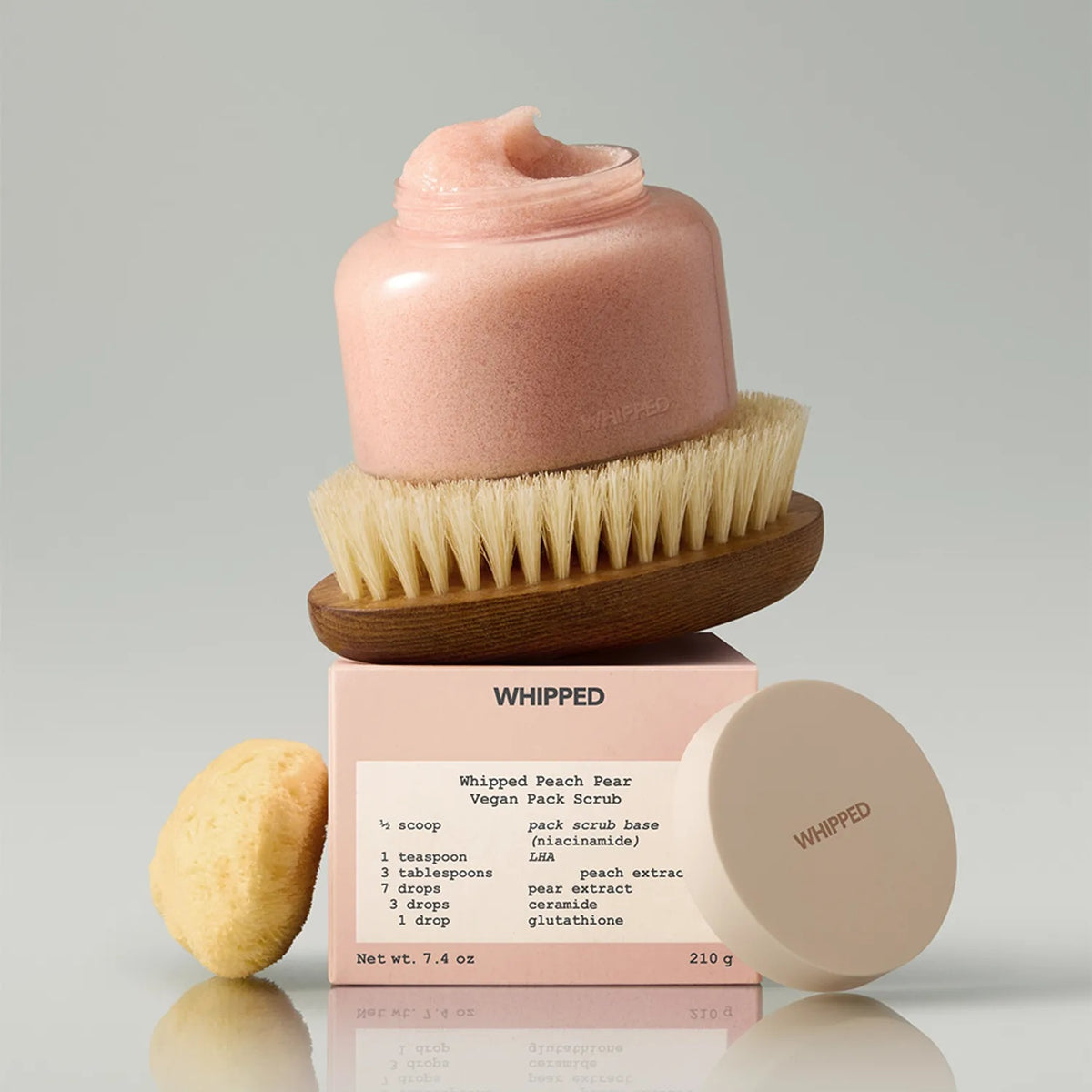 WHIPPED Peach Pear Vegan Peach Scrub 210g