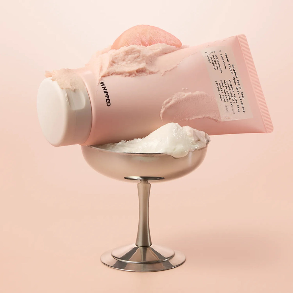 WHIPPED Peach Pear Vegan Yogurt Pack Cleanser 130g