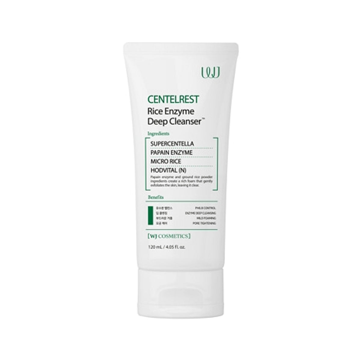 WJ Centelrest Rice Enzyme Deep Cleanser 120ml