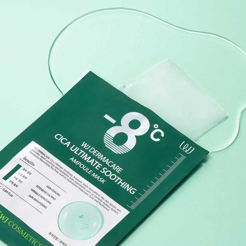 WJ Dermacare Cica Ultimate Soothing Ampoule Mask 25ml 10ea