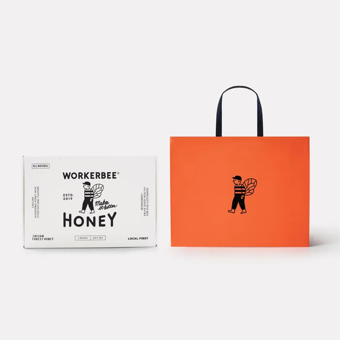WORKERBEE Honey Gift Set: Mini Jars 30g (8 Packs)