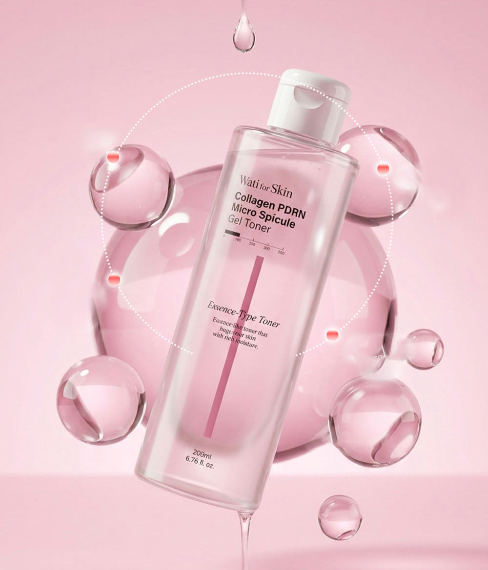 Wati For Skin Collagen PDRN Micro Spicule Gel Toner 200ml