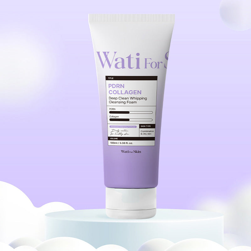 Wati For Skin PDRN Collagen Deep Clean Whipping Cleansing Foam 100ml