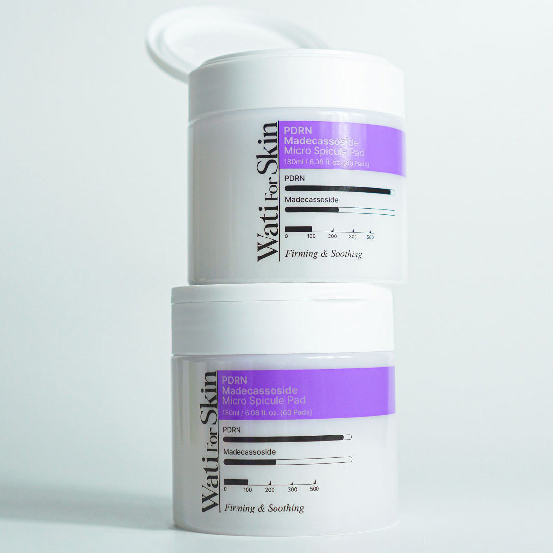 Wati For Skin PDRN Madecassoside Micro Spicule Pad 180ml 60ea