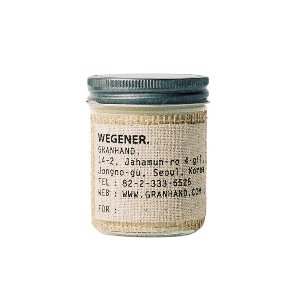 (Matt) GRANHAND. Candle 200g - DODOSKIN