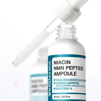 WellDerma Niacin NMN Peptide Ampoule Mask Pack (10 Sheets) + Niacin Ampoule 30ml Set