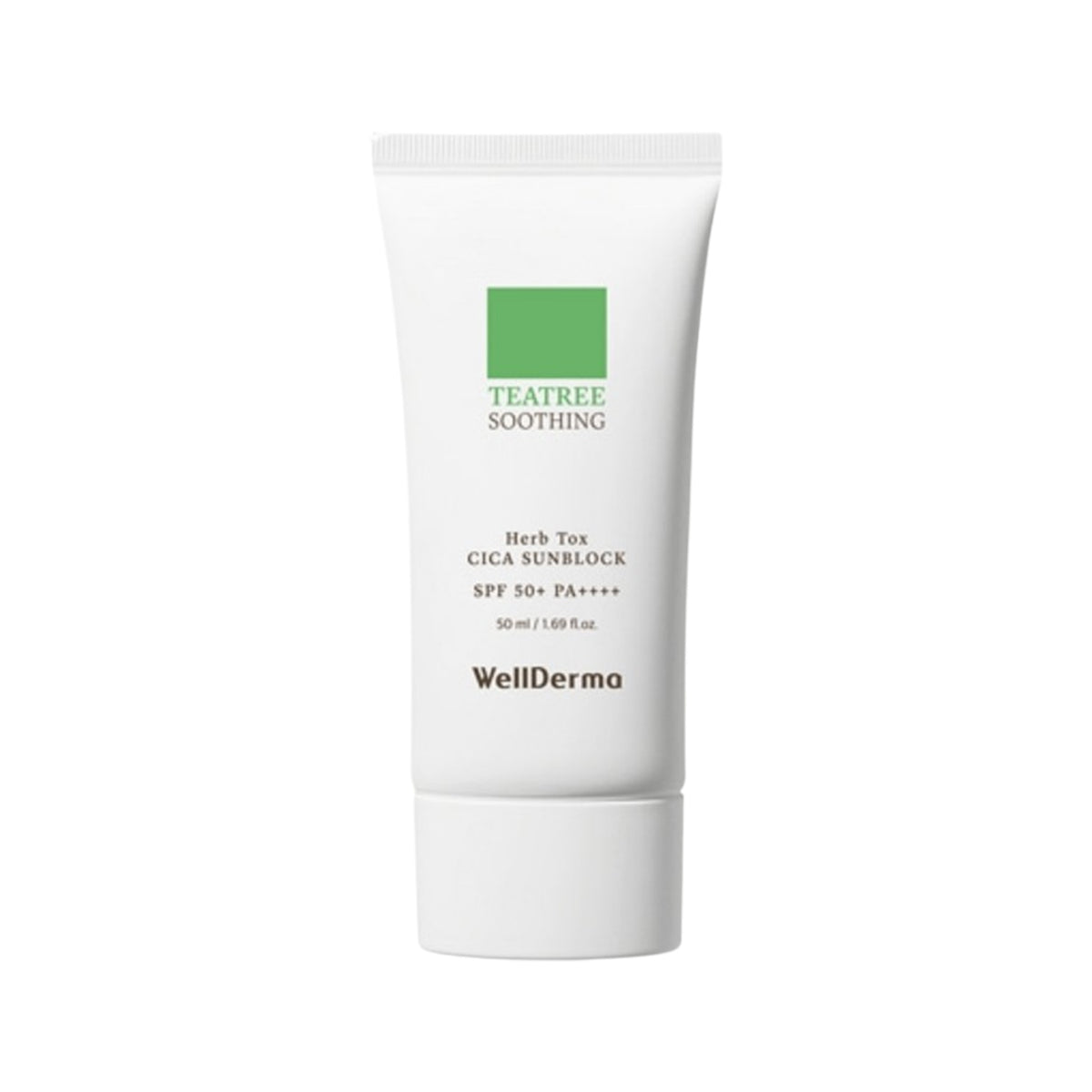 WellDerma Teatree Herb Tox Cica Sunblock 50ml