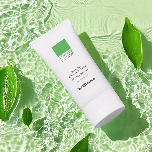 WellDerma Teatree Herb Tox Cica Sunblock 50ml