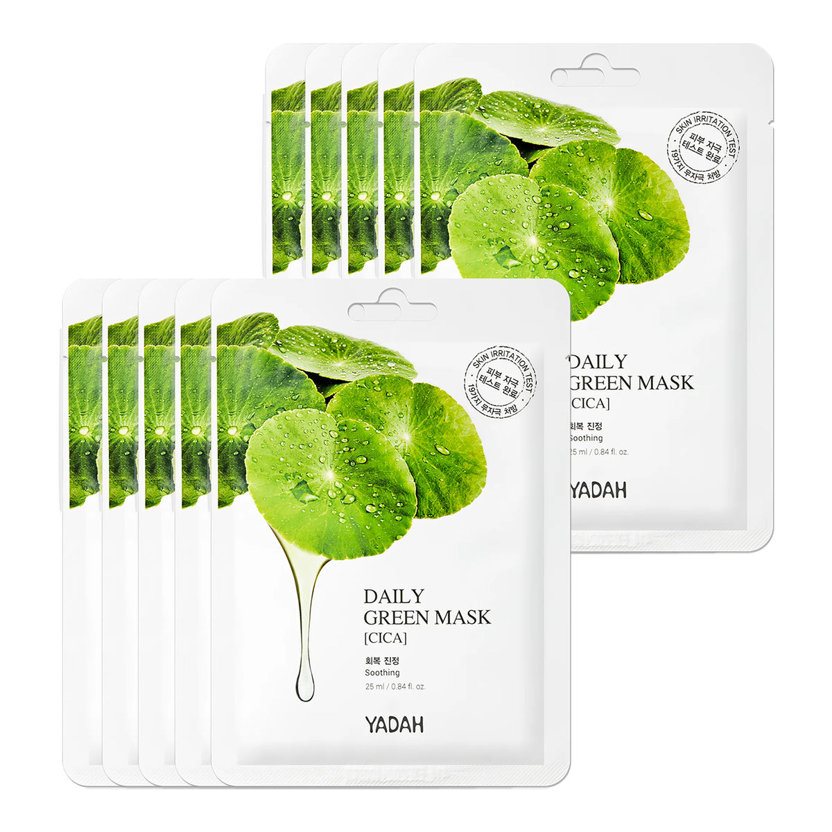 YADAH Daily Green Mask Cica 25ml 10ea