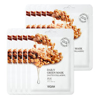 YADAH Daily Green Mask Natto Collagen 25ml 10ea