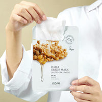 YADAH Daily Green Mask Natto Collagen 25ml 10ea