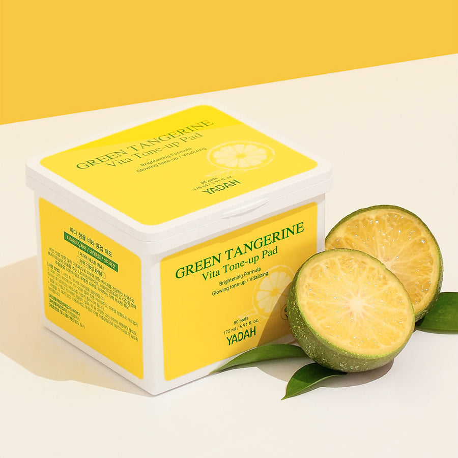 YADAH Green Tangerine Vita Tone-Up Pads 175ml 80ea