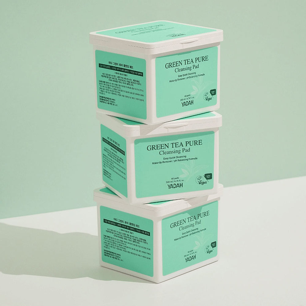 YADAH Green Tea Pure Cleansing Pads 200ml 60ea
